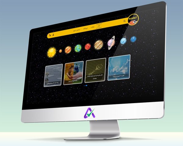 نمونه کار طراحی سایت علمی و خبری فضافکت